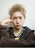 スパイキーショートメンズショートアップバング