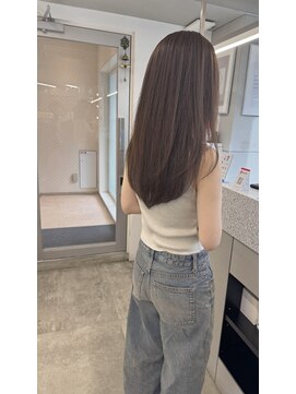 アマテラスゼロ 新宿(AMATELAS zero) 柔らか質感の透明感グレージュ×艶髪ローレイヤー/新宿