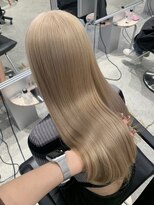 ペレ 梅田(PELE)&nbsp;くびれヘア/アプリコットオレンジ/夏のヘアアレンジ/梅田