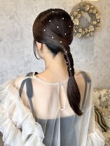 ディーヴァヘアーエズ(DIVA hair Eze)&nbsp;【haruna】タイトアレンジ/パールアレンジ/お呼ばれアレンジ