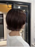 くびれボブ　新宿/髪質改善/くびれボブ/透明感カラー