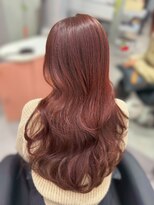 ワン バイ ジエクト(One by The Ect)&nbsp;髪質改善カラー/モーヴピンク/バーガンディ/梅田