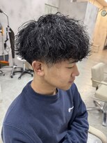 エルフレームバイワンラヴェスト(L'FLAME by one Lovest)&nbsp;無造作に決まる 波巻きパーマスタイル