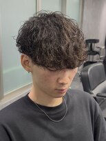 ゼノ 海老名(XENO) 波巻きシャドウパーマラウンドマッシュ韓国メンズ