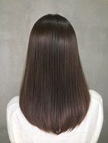 アンダーバーホワイトモデ 河内長野(_WHITE mode)&nbsp;30代40代髪質改善ココアブラウン艶感ストレート透明感赤み消し