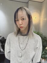 エン 栄店(enne)&nbsp;ミルクティーブラウン/大人ガーリー/ミディアムレイヤーカット