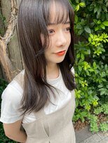 ジェコ ブラン(gecko. brun)&nbsp;[軽やかver]顔周りレイヤー/シースルーバング ♯武蔵小山美容室