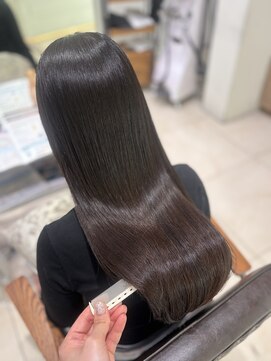 フォルテ 横浜店(FORTE) 透明感チョコレートカラー×パールプラチナトリートメント