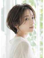 ラベストオイケ(LOVEST OIKE)&nbsp;【LOVESTOIKE】丸みショートボブ×シースルーバング