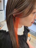 ナップヘアースコヤ(NAP hair Scoya)&nbsp;オレンジ×インナーカラー