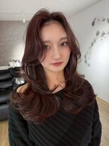 エトワ 中央店(etoi)&nbsp;大分韓国かき上げレイヤーカット大人レイヤー顔まわりレイヤー