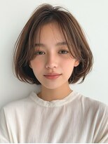 ロディーナコク 大口 新子安(rodina.coc)&nbsp;ダークパープル/ナチュラルショート/ミルクブラウン/夏/大口子安