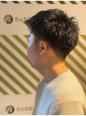 パーマでスタイリングしやすいショート【バーバーバー 八広】