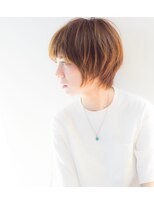 ロミー 本厚木(ROMMY.)&nbsp;ひし形シルエット 小顔 ベージュショート 横顔美人☆