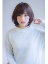 ラフ フロム ガーデン(Laf from GARDEN)&nbsp;寺尾拓巳　大人かわいいひし形毛先パーマ小顔ボブイルミナカラー