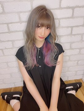 アブー(Aboo) 巻いて可愛い＆ストレートでも決まる透明感カラー！