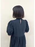 切りっぱなしボブ＋イノアカラー/ピンクブラウン【犬山良慈】