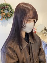 トナリ(tonari)&nbsp;顔まわりウルフ/lavender brown