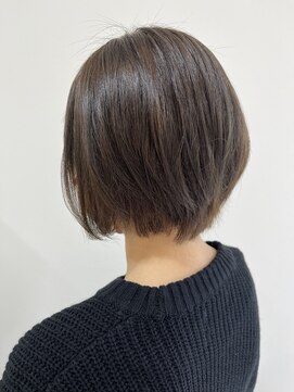 ヒビカ(HIBIKA) ナチュラルショートボブ_ショコラブラウン