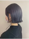 ラベンダーアッシュボブ