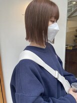 シーモアアンドサンズ(Seymour and Sons)&nbsp;ボブ×オレンジベージュカラー