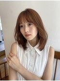 大人かわいいまとまるレイヤーカット/小顔叶えるシースルー前髪