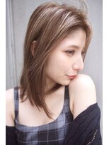 グランアージュ 船橋南口店(grandage)&nbsp;白髪ぼかしハイライト/ ミルクティーベージュ/船橋