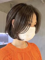 ジュイール(jouir) ショートカットショートボブハンサムショートグレージュカラー