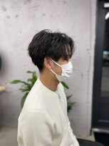 エン(en)&nbsp;センターパートツイストスパイラルツイスパニュアンスパーマ