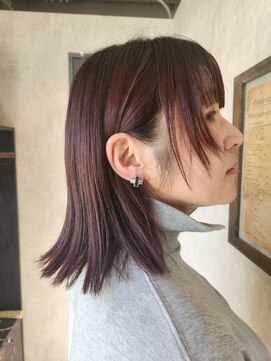 ジゲン ヘアーリゾート(ZIGEN hair resort) 切りっぱなし×ナチュラル姫カット
