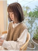ハイライトショートヘアダブルカラーインナーカラーオージュア