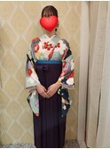卒業式袴　着付け＋ヘアセット