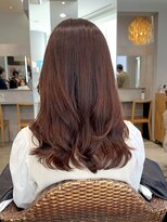 クーラ(Cura) 【夏イチオシ！】コテ巻き風パーマ・チェリーレッドカラー
