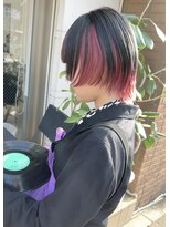 ラフテル(RAFTEL)&nbsp;【RAFTEL 鴨井】ブラック×インナーレッド