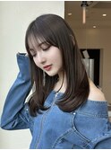 レイヤーカット/韓国ヘア/顔まわりカット/銀座