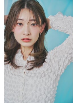 サンバレー(SUNVALLEY) 愛されミディインナーカラーシースルーバング