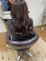 美容室 アイディー i-dee ピンクブラウン