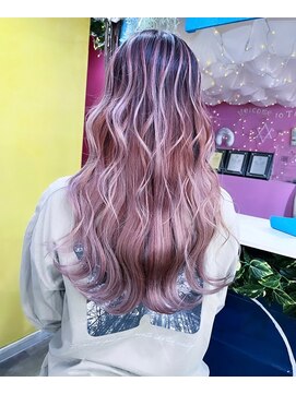 トーク 武庫之荘(TAL'KE) TAL’KE武庫之荘/バレイヤージュ×ペールピンク_411