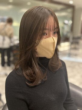 アピッシュ ギンザ(apish ginza) ワンカールパーマ/前髪パーマ/内巻きパーマ/ミディアムパーマ