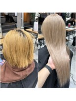 ネクスト 池袋(NEXT) ロングヘア/ミルクティー/ダブルカラー/ハイトーン/池袋