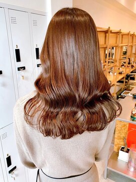 セイドット オモテサンドウ(Say. omotesando) メルティカラーフェミニンSay.ロング似合わせウェーブミディアム