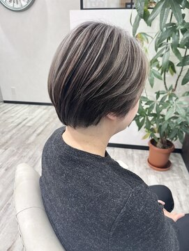 ベルヘアーデザイン 堺東(Belle hair Design) ショートヘア/アンブレラカラー/ショートカット/堺東