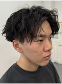 ツイストスパイラルパーマツイストパーマメンズマッシュパーマ