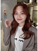 韓国レイヤーカットで垢抜け小顔カット/前髪なし/恵比寿