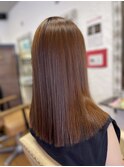 ロング縮毛矯正ストレート