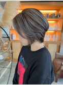 コントラストハイライト×ハンサムショート