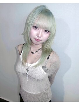 ヌル 表参道本店(Null) ミントカラー/ケアブリーチ/ブリーチカラー/表参道/神宮前