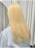 !ダブルカラーホワイトブロンド金髪ホワイトベージュ#原宿