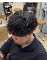 シルク バイ ルカ(SilQ by Luca)&nbsp;トレンド感抜群！強め波巻きシャドウパーマ