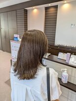 ブルーテーフ(Bleu Terre)&nbsp;盛岡市本宮【白髪ぼかしハイライトベージュ】30代40代オススメ◎